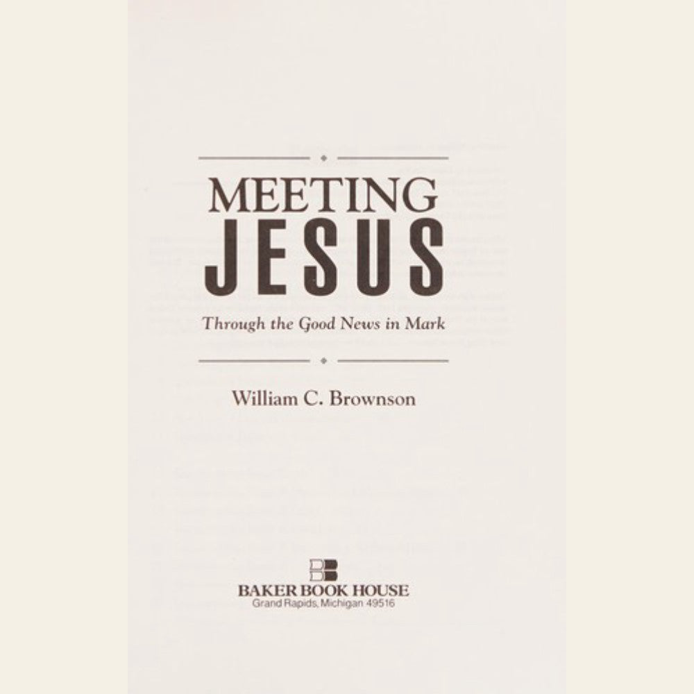 Meeting Jesus