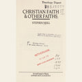 Christian Faith and Other Faiths