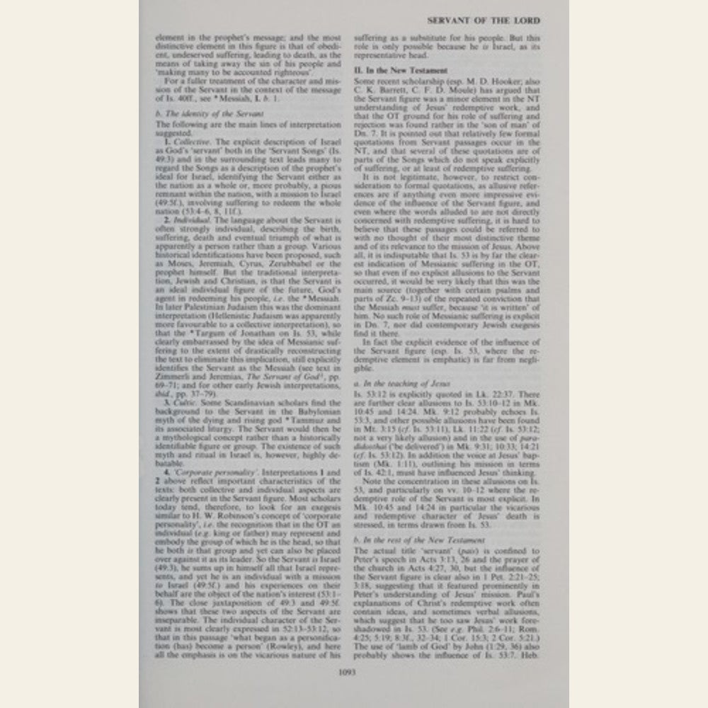 The new Bible dictionary