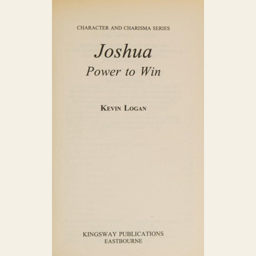 Joshua (Character & Charisma)