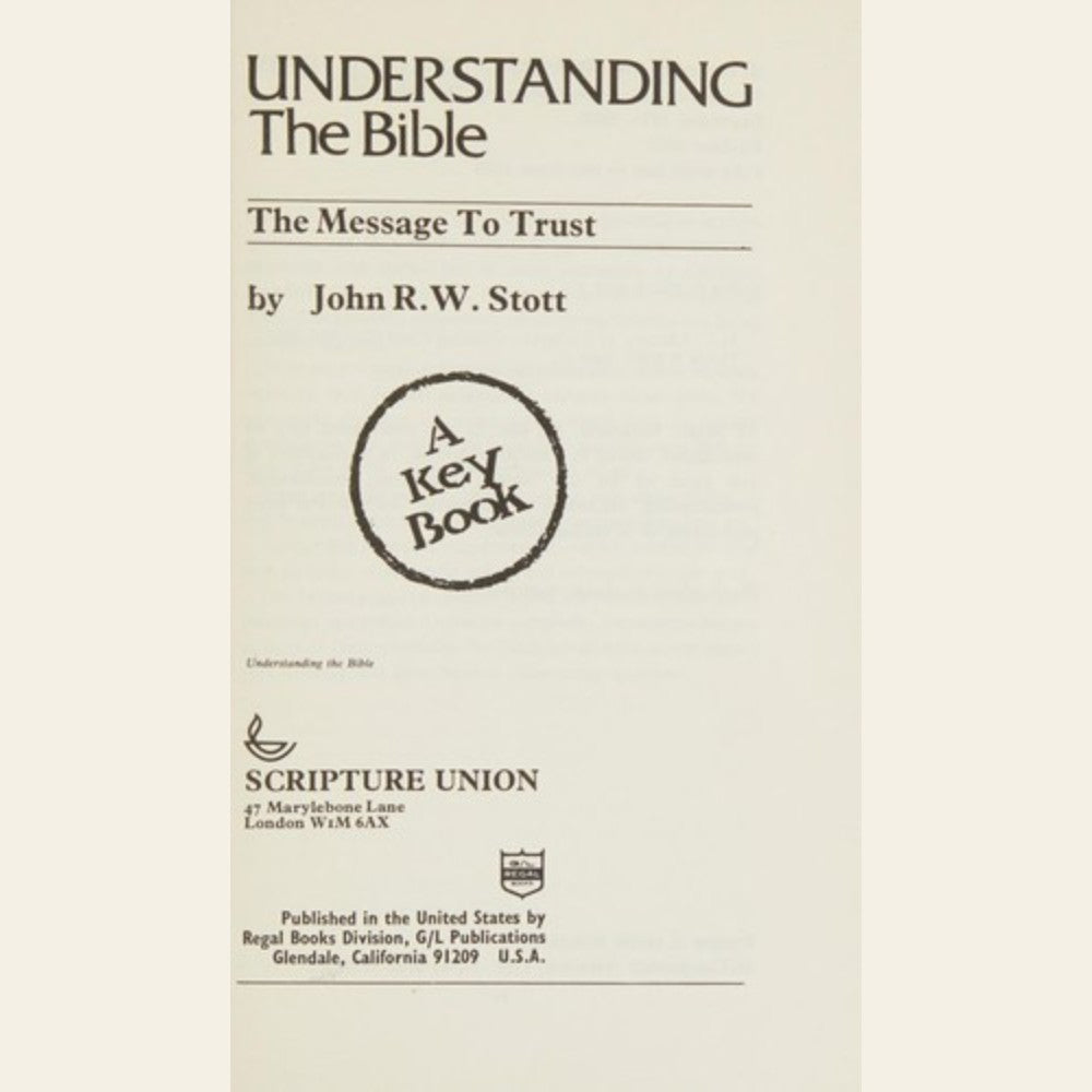 Understanding the Bible