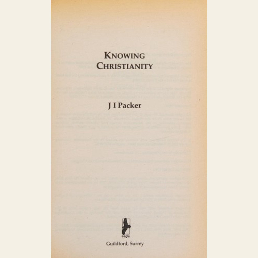 Knowing Christianity