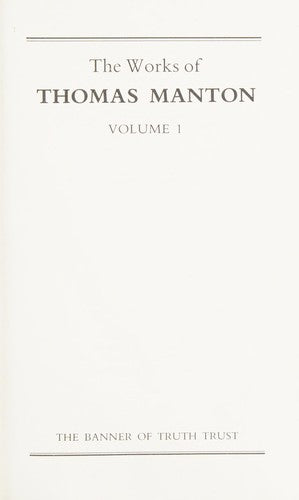 Works of Thomas Manton-Vol 3